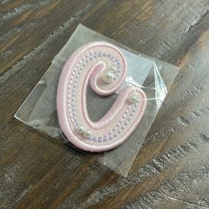 New Stoney Clover Lane Letter C Mermaid Collection Pearls Pink Purple Monogram